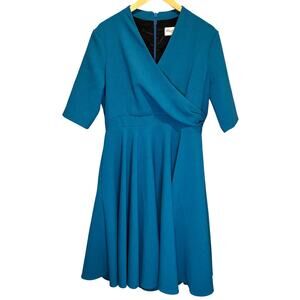 The Pretty Dress Company Blue Fit & Flare Dress - size 16